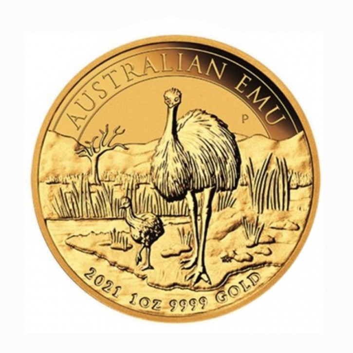 Australien $ 100 1 oz Gold Emu 2021