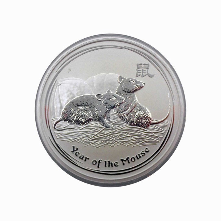 Australien $ 2 Silber 2 oz Lunar Serie II Maus 2008