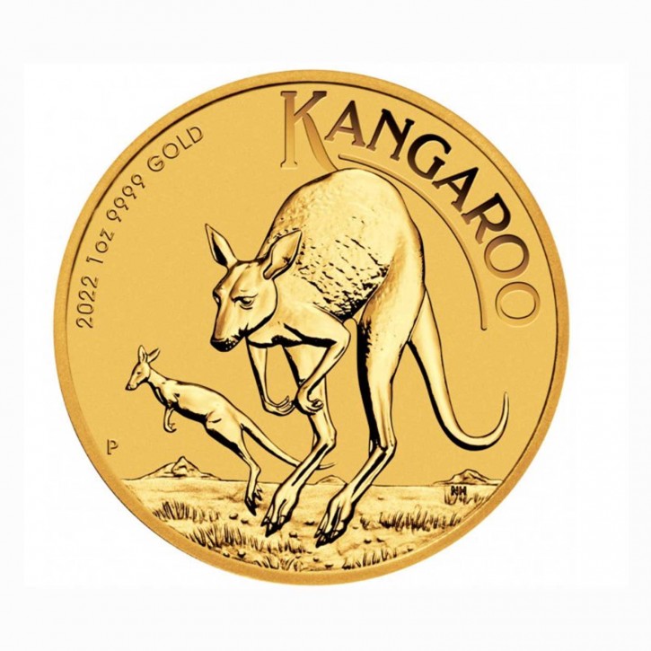 Australien $ 100 Känguru 1 oz Gold 2022