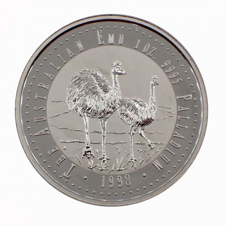 Australien $ 40 Palladium Emu 1998 BU 1 oz Pd