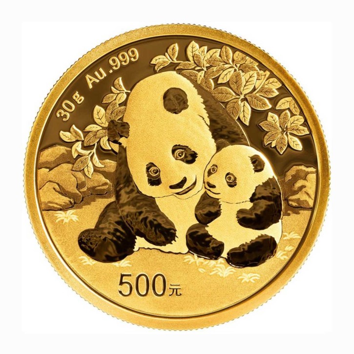 China 500 Yuan Panda 30 g Gold 2024