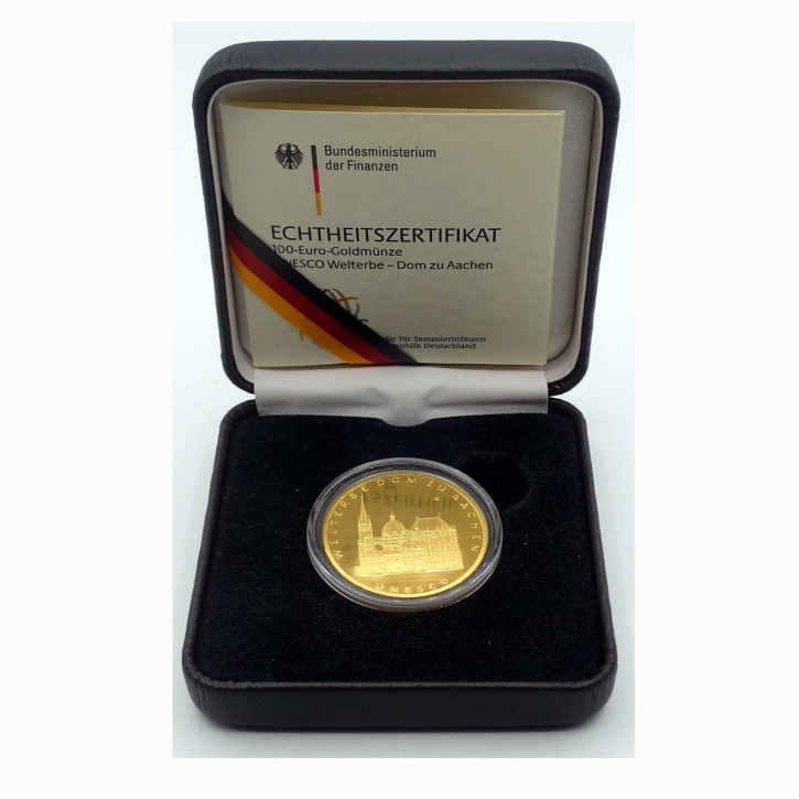 Deutschland 100 Euro Gold 1/2 oz Dom zu Aachen 2012