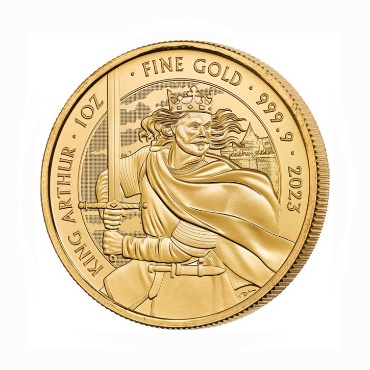 Großbritannien 1 oz Gold Myths & Legends King Arthur 100 GBP 2023