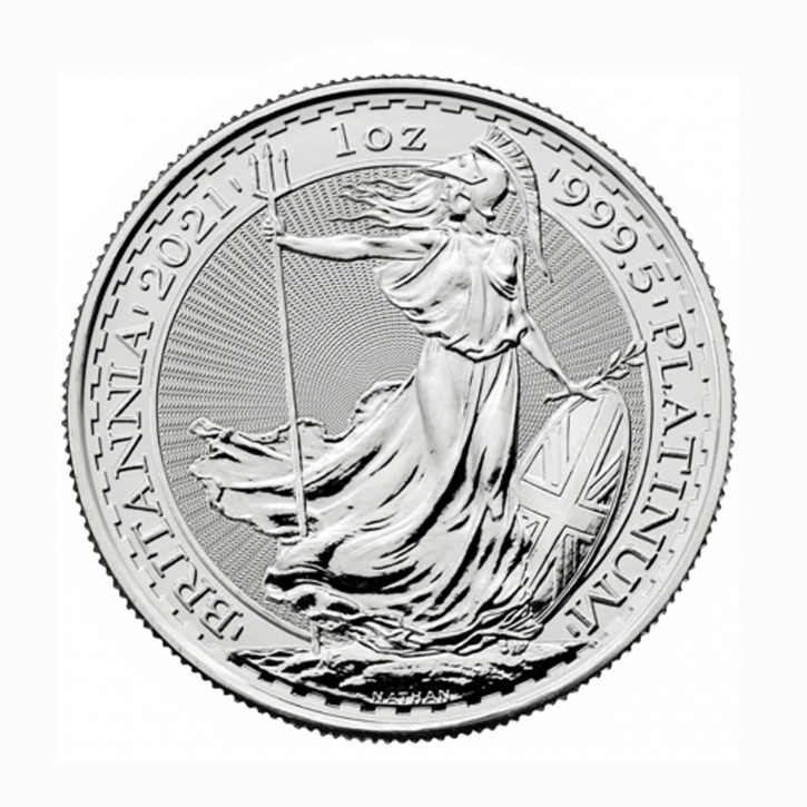 Großbritannien 100 GBP Britannia 1 oz Platin 2021