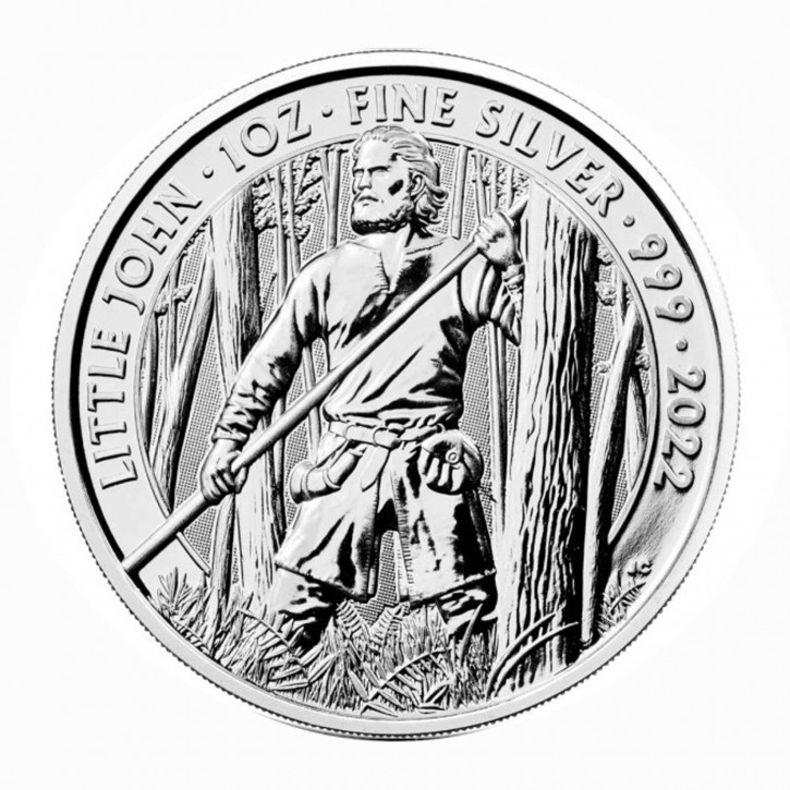Großbritannien 2 Pfund Little John .999 Silber 2022