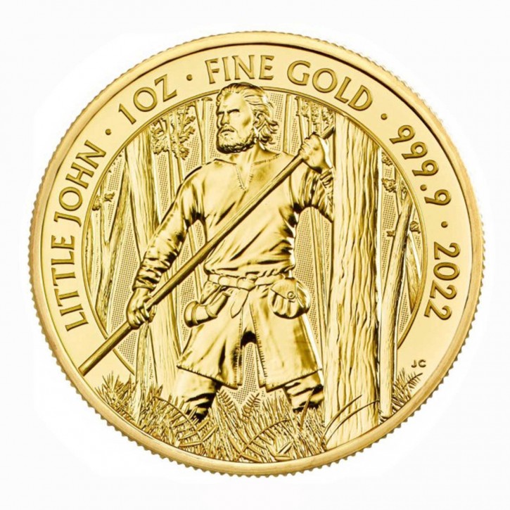 Großbritannien 1 oz Gold Myths & Legends Little John 100 GBP 2022