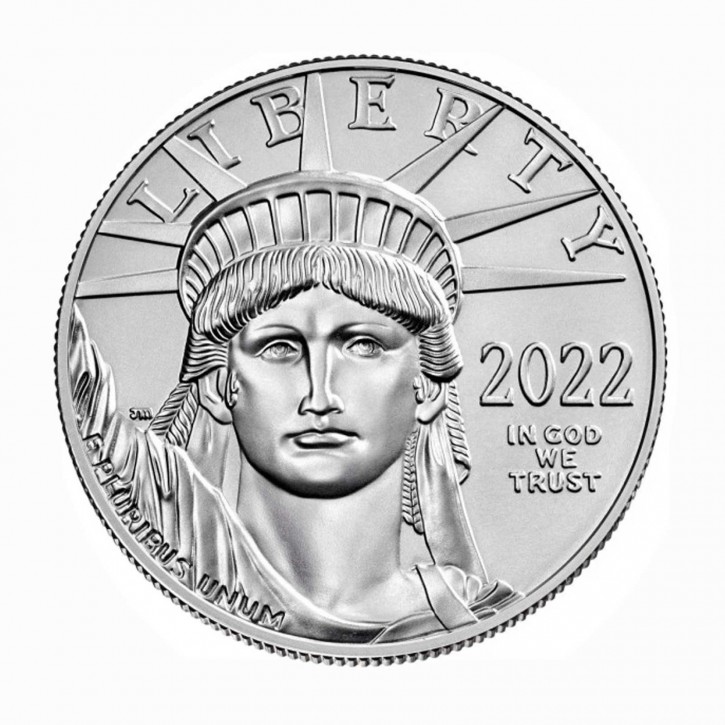 USA $ 100 Platin Eagle 1 oz .9995 Pt 2022