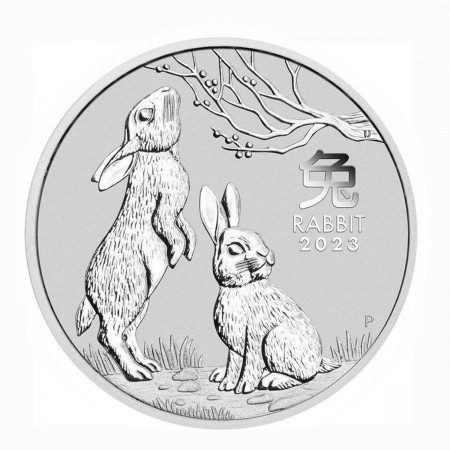 Australien $ 1 Silber 1 oz Lunar Serie III Hase 2023
