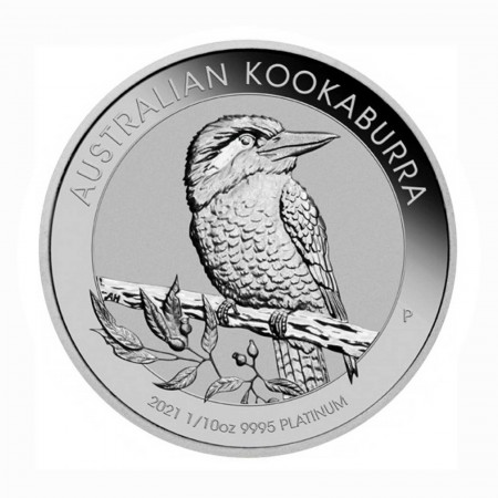 Australien $ 15 Platin Kookaburra 1/10 oz Platin 2021