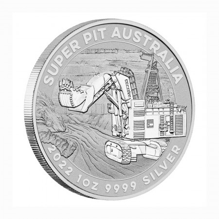 Australien $ 1 Super Pit 2022 1 oz .9999 Silber