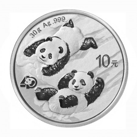 China 10 Yuan Silber Panda 2022