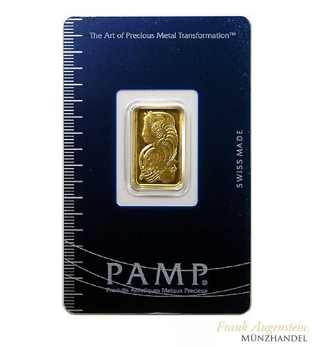 Goldbarren Pamp Suisse Fortuna 5 g  .9999 Gold