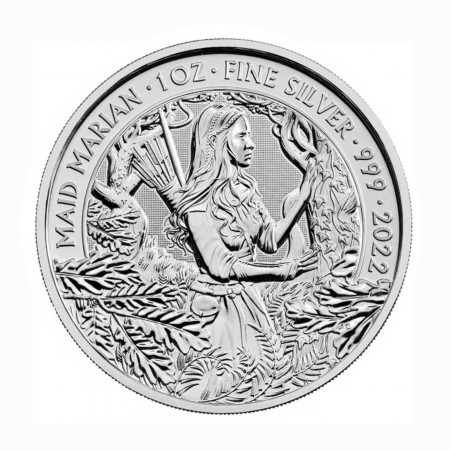 Großbritannien 2 Pfund Maid Marian .999 Silber 2022