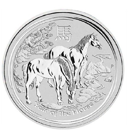 Australien $ 30 Silber Lunar II Pferd 2014