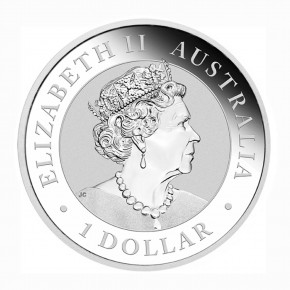 Australien $ 1 Silber Nugget "Golden Eagle" 3. Ausgabe 2021