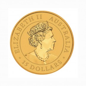 Australien $ 15 Kookaburra 1/10 oz Gold 2023