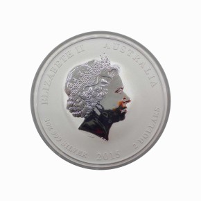 Australien $ 2 Silber 2 oz Lunar Serie II Ziege 2015