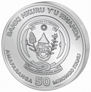 Ruanda 50 Francs 1 oz Silber Nautical Ounce Sedov 2021 BU