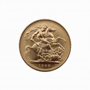 Großbritannien 1 Pfund Gold Sovereign Elisabeth Haarband 1957 - 1968